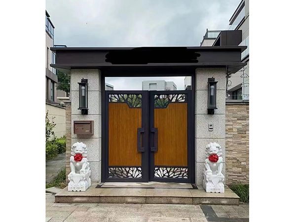 中式铝艺大门